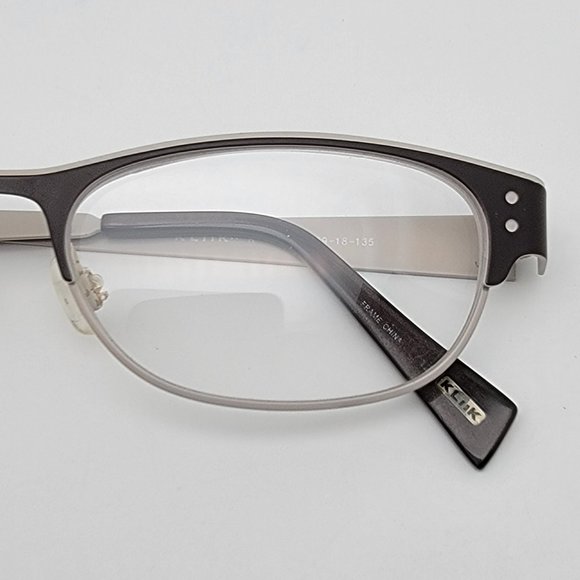 Kliik Denamrk K-462 936 Brown Grey Horn Rim Eyeglasses Frame 49-18-135